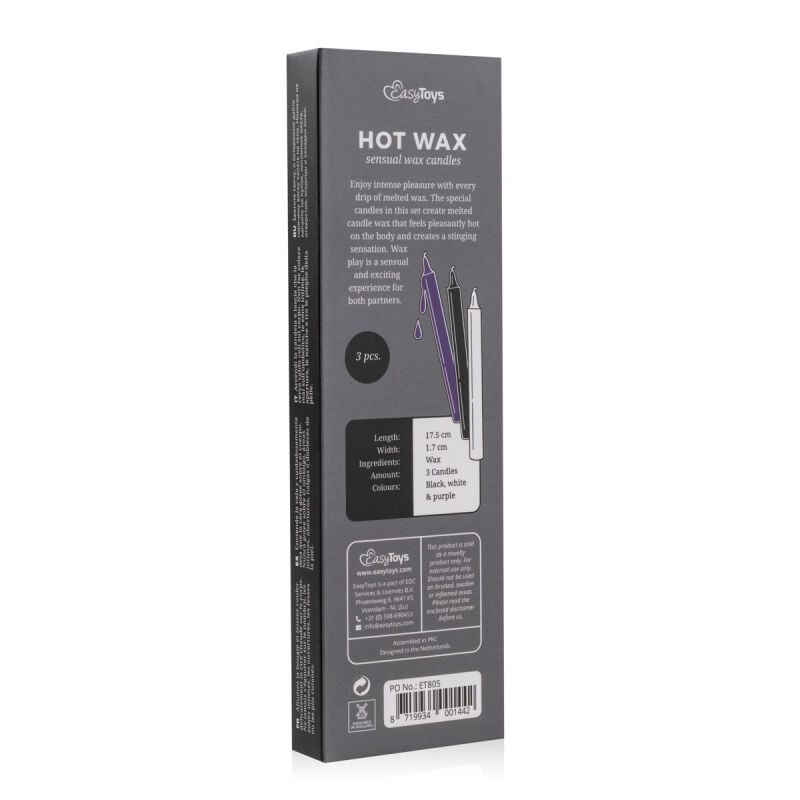 BDSM žvakių rinkinys Hot Wax