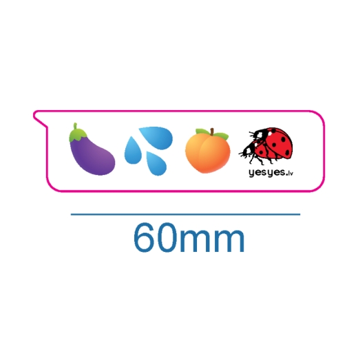 Uzlīme Emoji (6 x 2 cm)