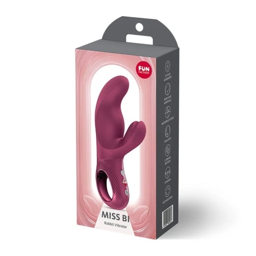 Vibratorius Miss Bi (bordo)