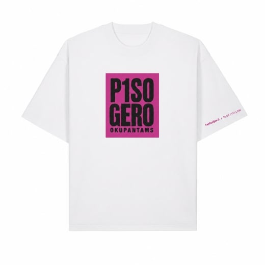 Unisex marškinėliai P1SO GERO (balta)