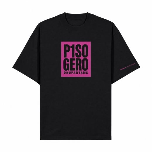 Unisex marškinėliai P1SO GERO (juoda)