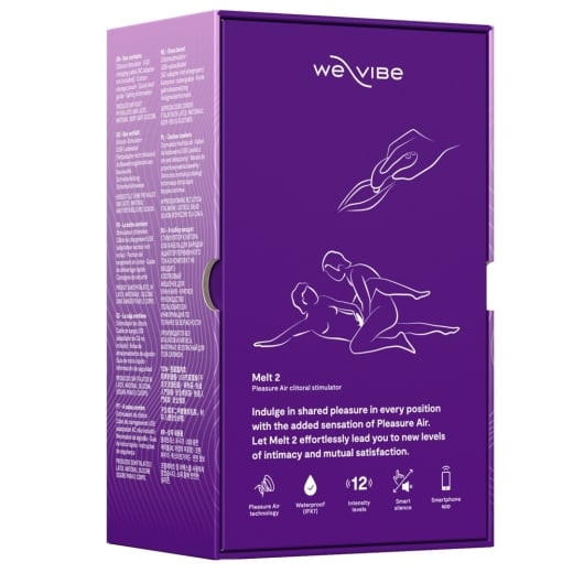 Išmanusis klitorio stimuliatorius We-Vibe Melt 2 (violetinis)