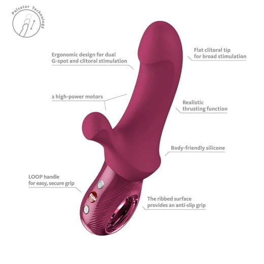 Pulsatorius Bi Stronic Curve (bordo)