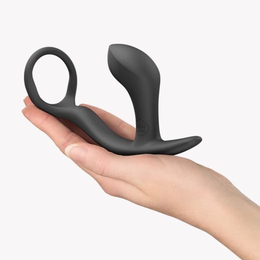 Penio žiedas - analinis kaištis Bootie Ring (juodas)