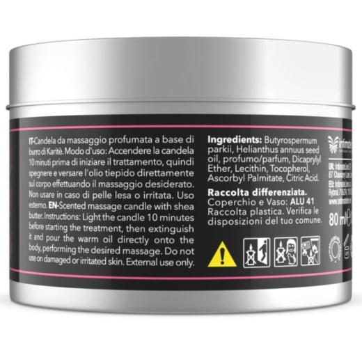 Masažinė žvakė Luxuria Ardes Strawberry Grape (80 ml)