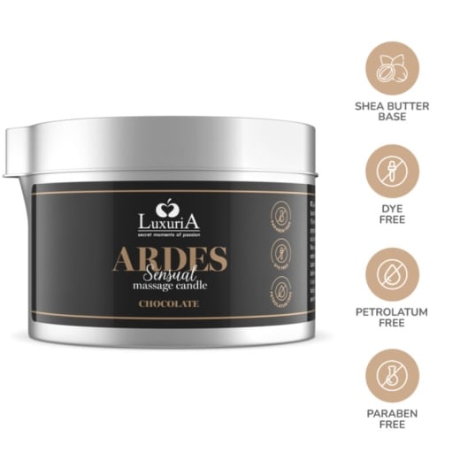 Masažinė žvakė Luxuria Ardes Chocolate (80 ml)