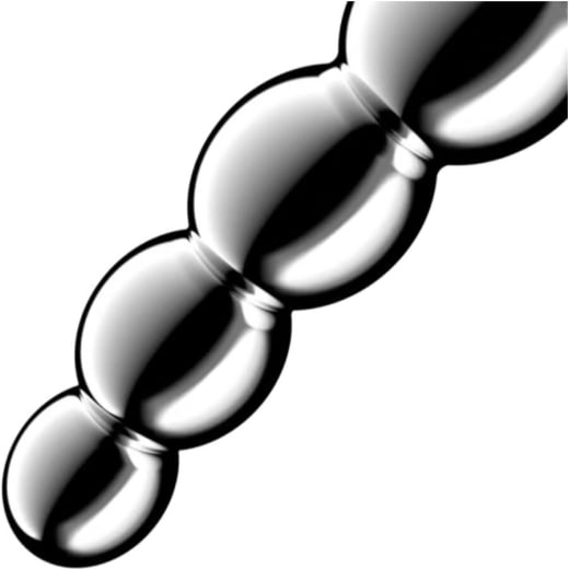 Metalinis dildo Star Beads
