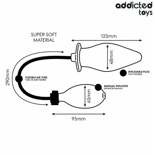 Pripučiamas analinis kaištis Deep Control