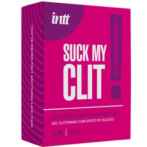 Stimuliuojantis gelis Suck My Clit! Wild Strawberry (15 ml)