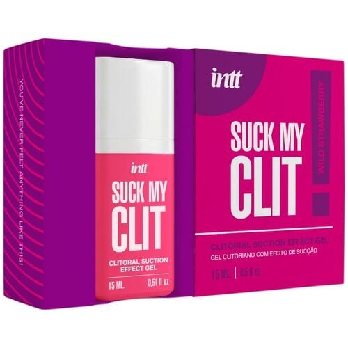 Stimuliuojantis gelis Suck My Clit! Wild Strawberry (15 ml)