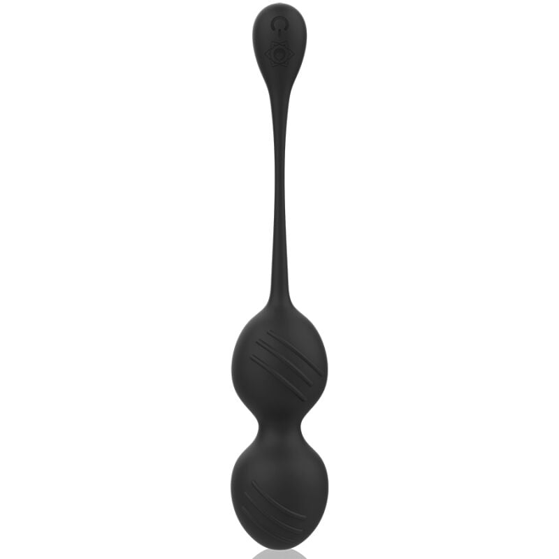 Vibruojantys vaginaliniai kamuoliukai Nisha (juodi) 