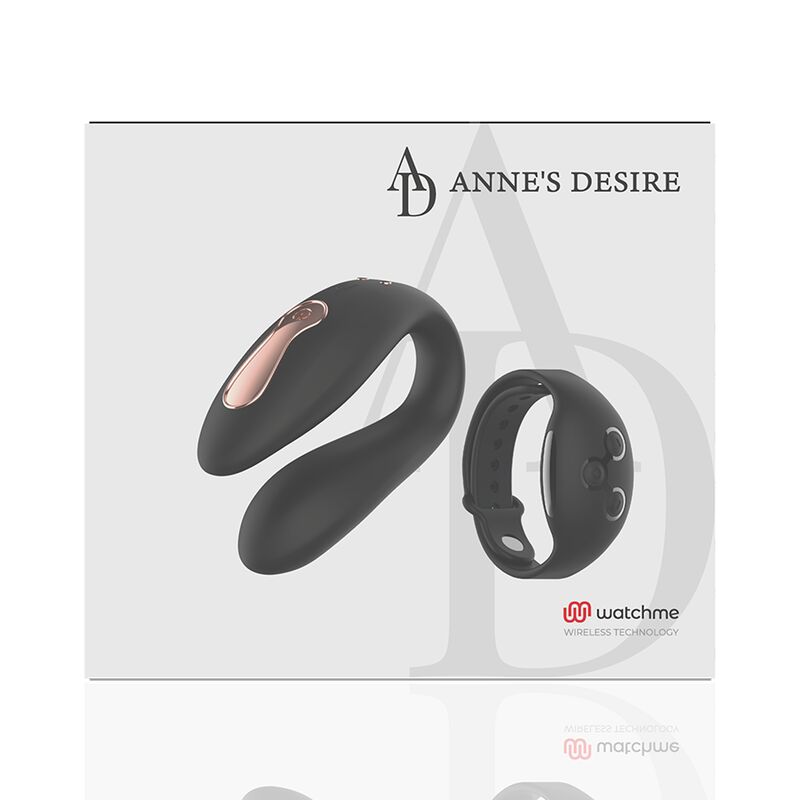Porų vibratorius Anne’s Desire Dual Pleasure (juodas)