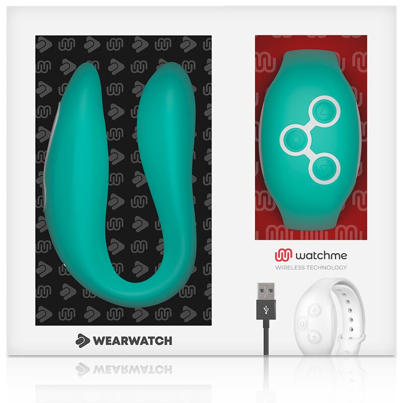 Pāru vibrators Wearwatch Dual Pleasure (zaļš)
