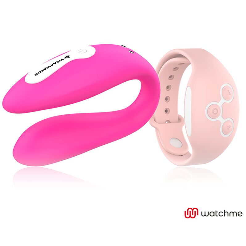 Porų vibratorius Wearwatch Dual Pleasure (rožinis/kūno spalvos)