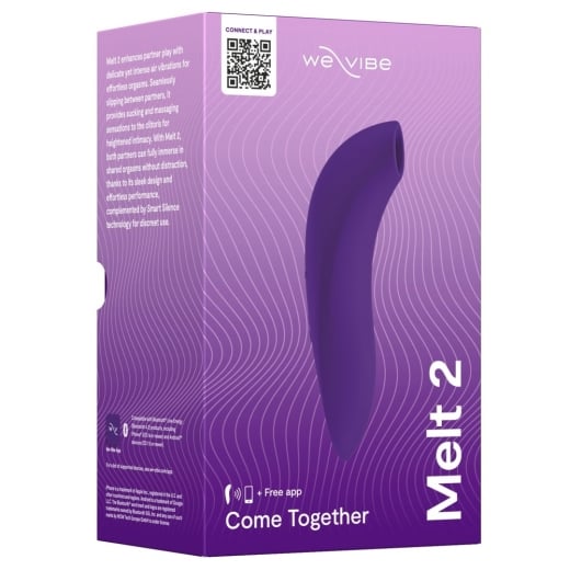 Išmanusis klitorio stimuliatorius We-Vibe Melt 2 (violetinis)