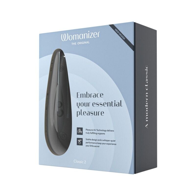 Klitorio stimuliatorius Womanizer Classic 2 (juodas)