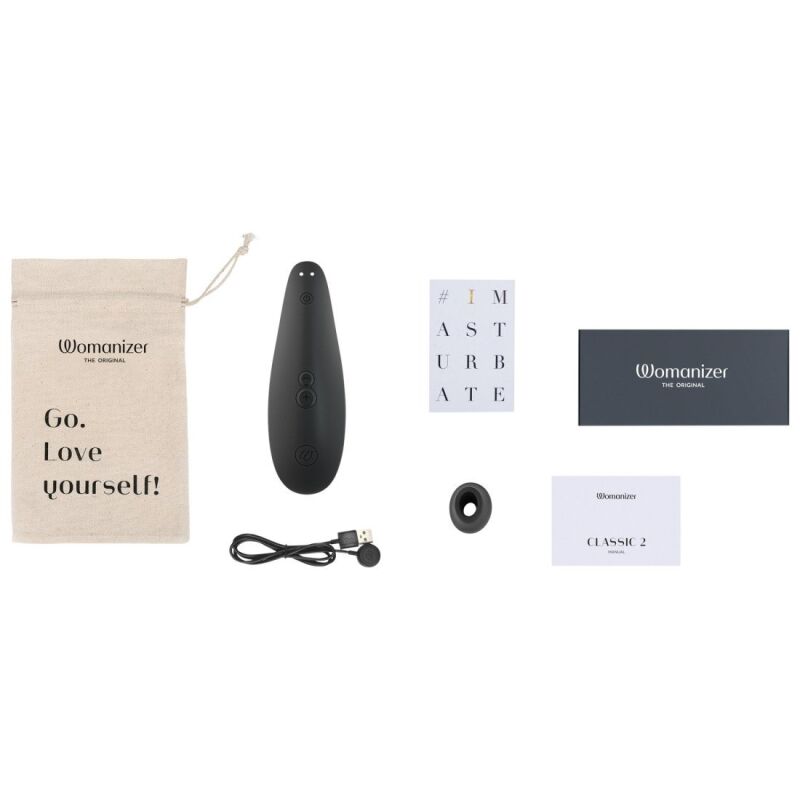Klitorio stimuliatorius Womanizer Classic 2 (juodas)