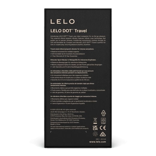 Klitorio stimuliatorius LELO Dot Travel (violetinė)
