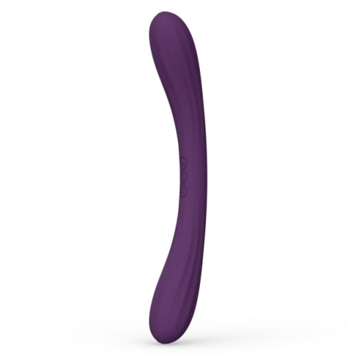 Išmanus dvipusis vibratorius Boomerang (violetinis)