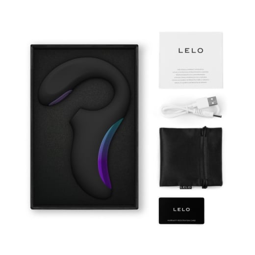 Išmanusis vibratorius LELO Enigma Double Sonic (juodas)