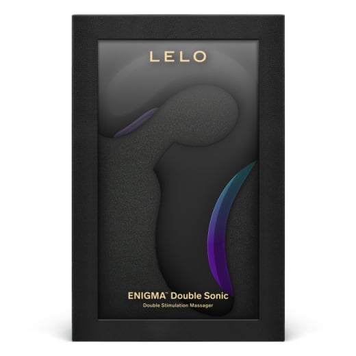 Išmanusis vibratorius LELO Enigma Double Sonic (juodas)