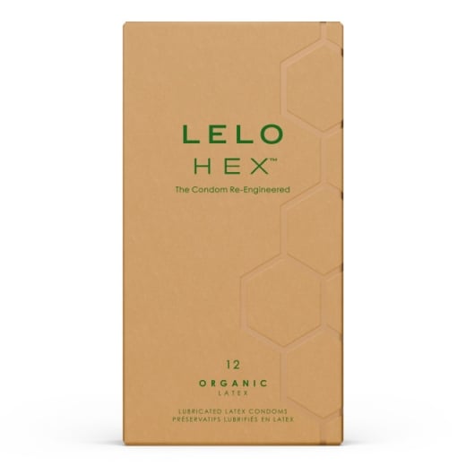 Prezervatyvai Lelo Hex Organic (12 vnt.)
