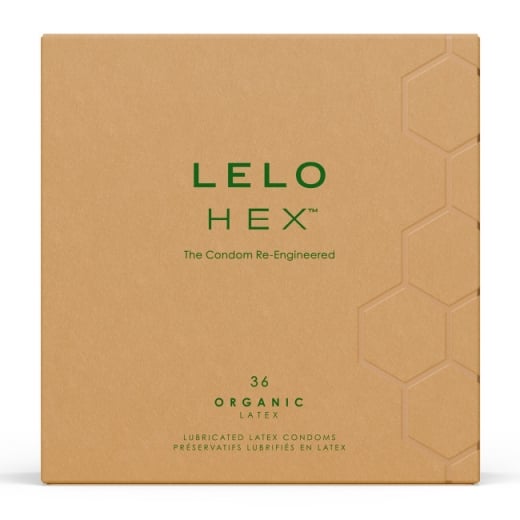 Prezervatyvai Lelo Hex Organic (36 vnt.)