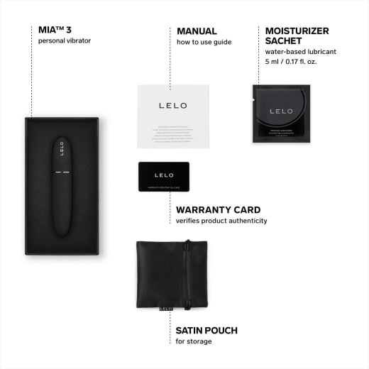 Vibratorius LELO Mia 3 (juodas)