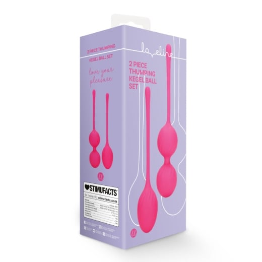 Vaginaliniai kamuoliukai Loveline Thumping Kegel Ball Set