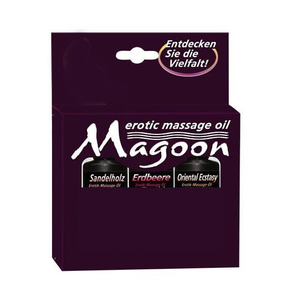 Masažo aliejų rinkinukas Magoon (3 x 50 ml) 