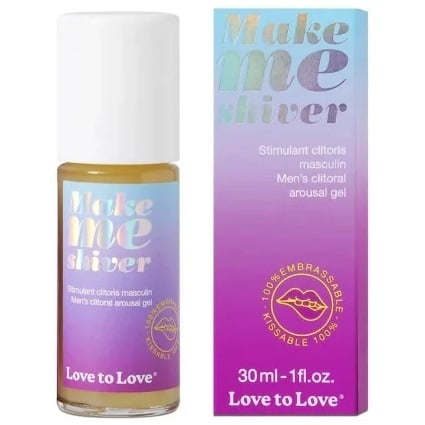 Stimuliuojantis gelis vyrams Make Me Shiver (30 ml)
