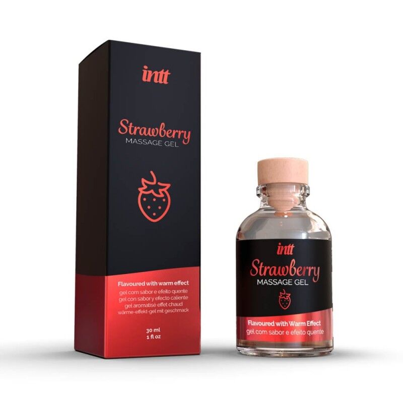 Masažo gelis Strawberry (30 ml)