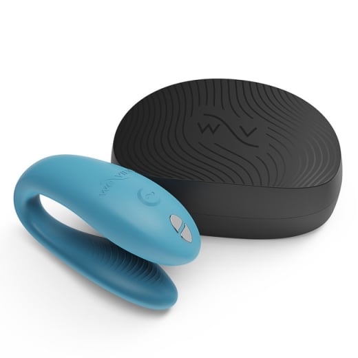 Porų vibratorius We-Vibe Sync Go (mėlynas)