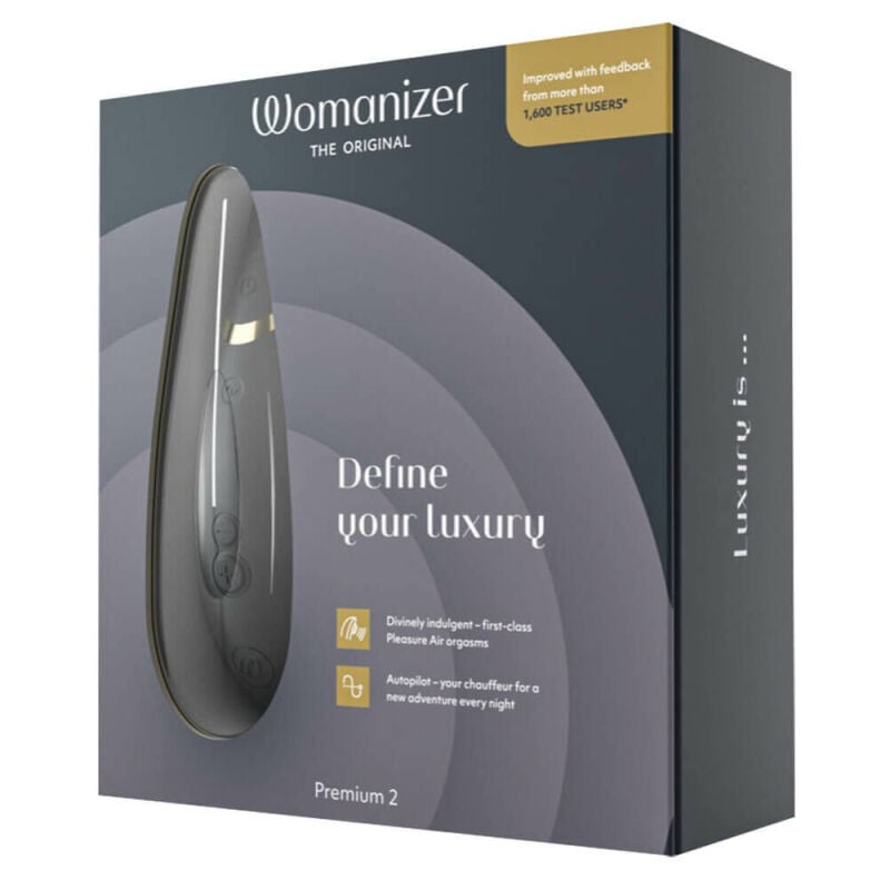Klitora stimulators Womanizer Premium 2 (melns)