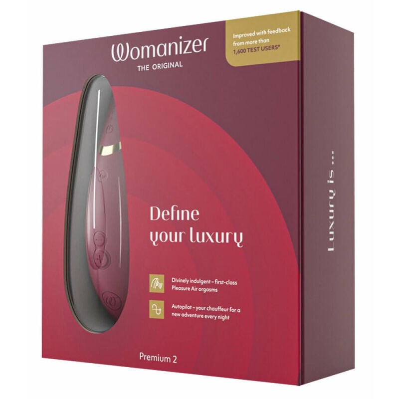 Стимулятор клитора Womanizer Premium 2 (красный)