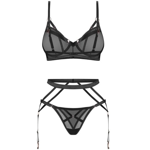 Apatinių komplektas Euridia (juodas)