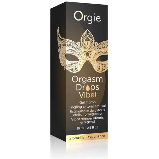 Lašiukai klitoriui Orgasm Drops Vibe! (15 ml)