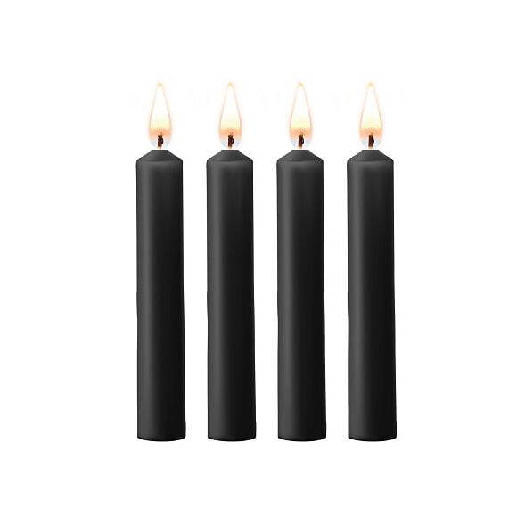Masažo žvakės Teasing Wax (juodos)