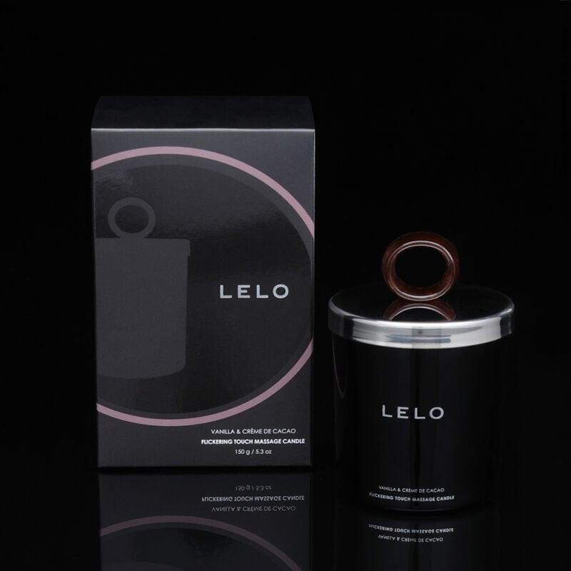 LELO feromoninė masažo žvakė (vanilė/kakavos kremas)