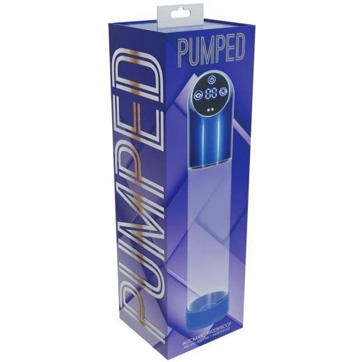 Penio pompa Happy Penis (mėlyna)