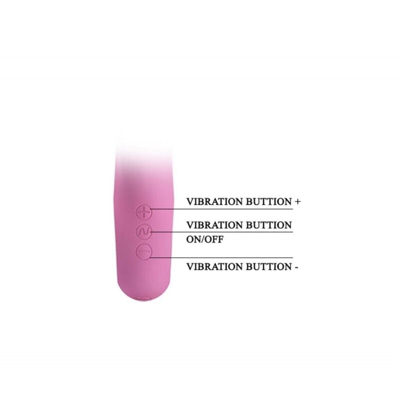 Dvigubas vibratorius Pretty Love Canrol (rožinis)