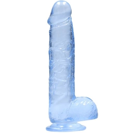 Falo imitatorius Crystal Clear (17 cm) (mėlynas)