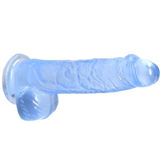 Falo imitatorius Crystal Clear (17 cm) (mėlynas)