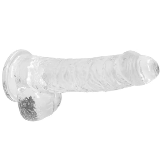 Falo imitatorius Crystal Clear (17 cm) (skaidrus)