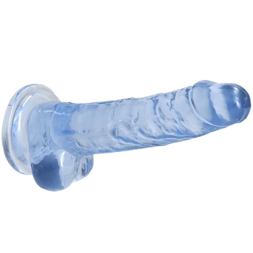Falo imitatorius Crystal Clear (19 cm) (mėlynas)