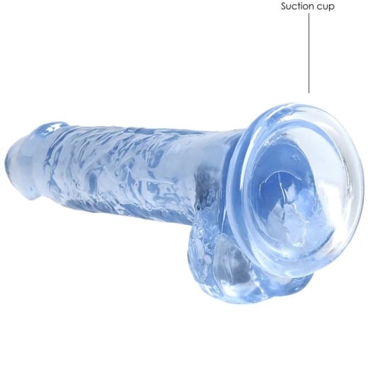 Falo imitatorius Crystal Clear (19 cm) (mėlynas)