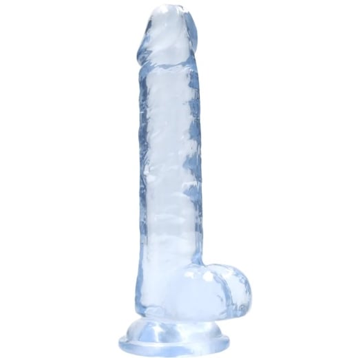 Falo imitatorius Crystal Clear (19 cm) (mėlynas)
