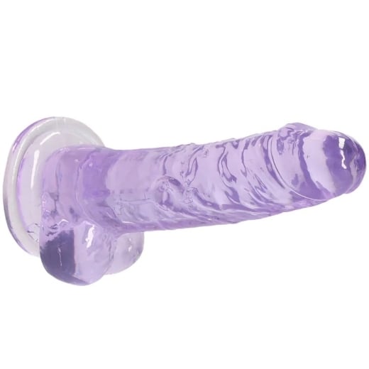 Falo imitatorius Crystal Clear (19 cm) (violetinis)