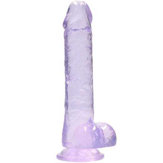 Falo imitatorius Crystal Clear (21 cm) (violetinis)