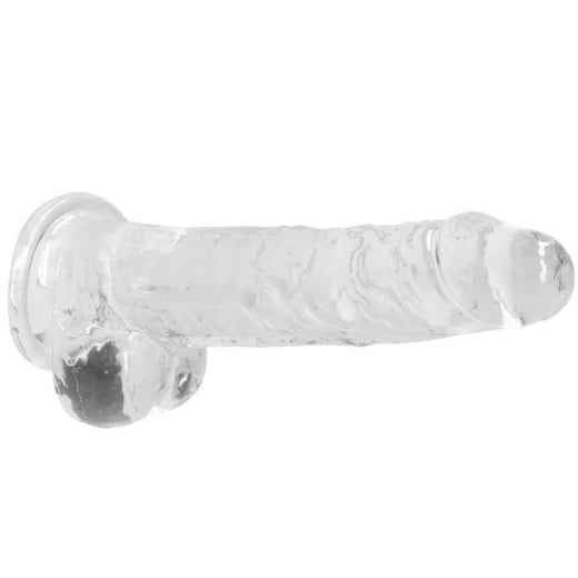 Falo imitatorius Crystal Clear (21 cm) (skaidrus)